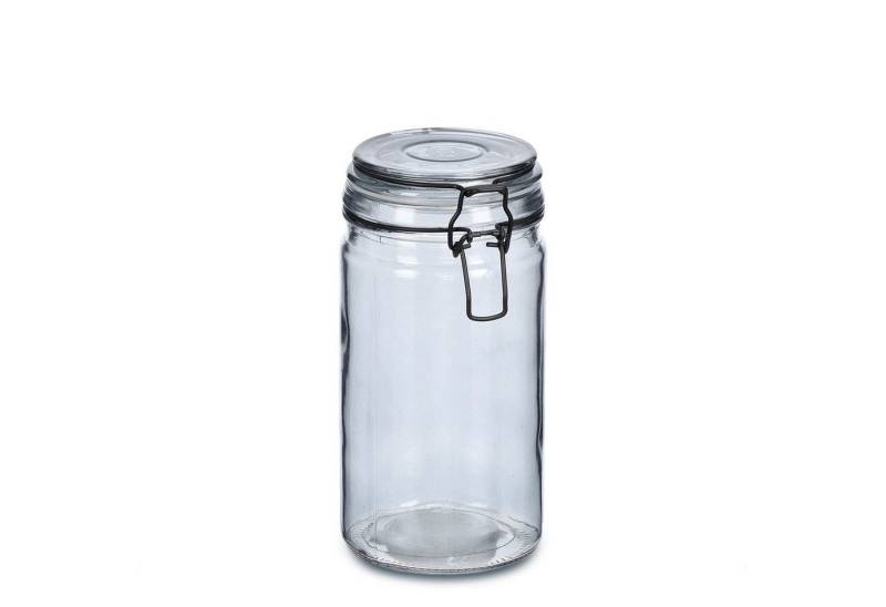 Neuetischkultur Vorratsglas Vorratsglas grau mit Bügelverschluss 750 ml, Glas, (Stück, 1-tlg., 1x Vorratsglas), Lebensmittelaufbewahrung von Neuetischkultur
