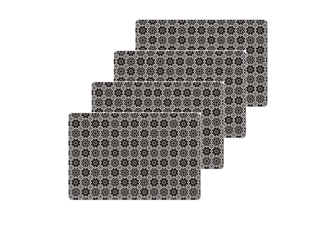 Neuetischkultur Platzset Platzmatte 4 er Set Flower, (Set, 4-St., 1 Platzmatte), Platzdeckchen Tischset von Neuetischkultur