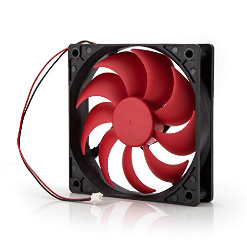 Neuftech 120 mm PC Gehäuselüfter Netzteil Lüfter leise Kühler 2 pin DC 12V - rot Neuftech 120 mm PC Gehäuselüfter Netzteil Lüfter leise Kühler 2 pin DC 12V - rot von Neuftech