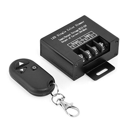 Neuftech LED Funk Regler Dimmer 12V + RF Fernbedienung Controller - 12V/24V Max.20A für Leuchtmittel LED Strip Neuftech LED Funk Regler Dimmer 12V + RF Fernbedienung Controller - 12V/24V Max.20A für Leuchtmittel LED Strip von Neuftech