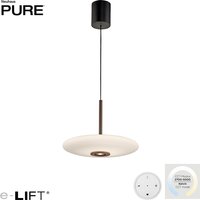 Neuhaus PURE by Paul Neuhaus PURE E-Vitrum LED Pendelleuchte mit e-LIFT und CCT dark-metal brown (dunkelbraun) von Neuhaus PURE by Paul Neuhaus