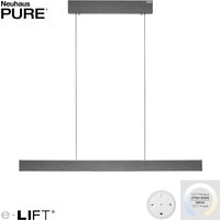Neuhaus PURE by Paul Neuhaus PURE E-Motion LED Pendelleuchte mit e-LIFT und CCT dunkelgrau eloxiert Neuhaus PURE by Paul Neuhaus PURE E-Motion LED Pendelleuchte mit e-LIFT und CCT dunkelgrau eloxiert von Neuhaus PURE by Paul Neuhaus