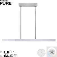 Neuhaus PURE by Paul Neuhaus PURE Moto-Rise LED Pendelleuchte mit e-SLIDE, e-LIFT und CCT diamond (hellgrau) von Neuhaus PURE by Paul Neuhaus