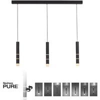 Neuhaus PURE by Paul Neuhaus PURE Vega LED Pendelleuchte, 3-flg. black pearl (schwarz) von Neuhaus PURE by Paul Neuhaus