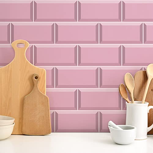 Neukids 27-Stück Fliesenaufkleber 20×10cm,Klebefliesen Küche, Fliesenaufkleber Rosa Badfliesen,Vinyl Fliesen Selbstklebend Rechteckig,Wandfliesen Selbstklebend Küche Badezimmer Fliesen Rückwand Neukids 27-Stück Fliesenaufkleber 20×10cm,Klebefliesen Küche, Fliesenaufkleber Rosa Badfliesen,Vinyl Fliesen Selbstklebend Rechteckig,Wandfliesen Selbstklebend Küche Badezimmer Fliesen Rückwand von neukids