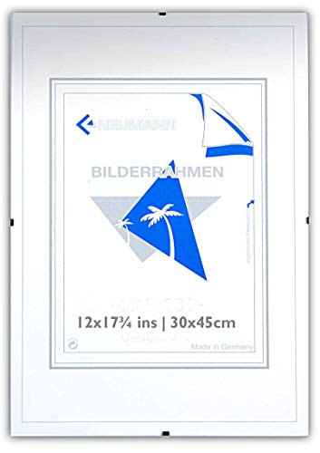 Bilderhalter Rahmenlos, N 30 x 45 Clip-Rahmen, Bildträger mit Normalglas von Neumann Bilderrahmen