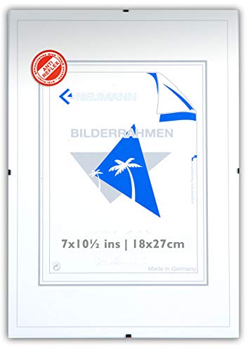 Bilderhalter rahmenlos, Clip-Rahmen 18 x 27 mit bruchsicherem Kunstglas antireflex von Neumann Bilderrahmen