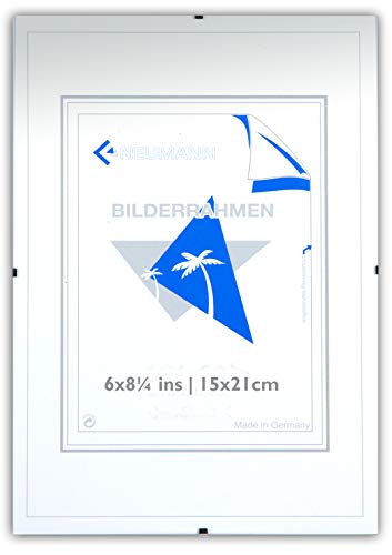 Bilderhalter rahmenlos, N 15 x 21 Clip-Rahmen, Bildträger DIN A5 mit Normalglas von Neumann Bilderrahmen