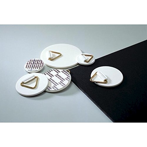 Neumann Bilderrahmen 5X Klebeaufhänger rund für Dibond-Platten, Bildaufhänger, Aufhänger selbstklebend, Selbstklebende Aufhänger von Neumann Bilderrahmen