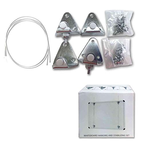 Neumann Bilderrahmen Whiteboard Aufhänger Set mit Stahlseilen 30kg Tragkraft Neumann Bilderrahmen Whiteboard Aufhänger Set mit Stahlseilen 30kg Tragkraft von Neumann Bilderrahmen