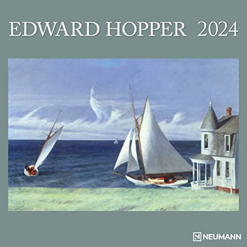 Edward Hopper 2024 - Wand-Kalender - Broschüren-Kalender - 30x30 - 30x60 geöffnet - Kunst-Kalender von N NEUMANNVERLAGE
