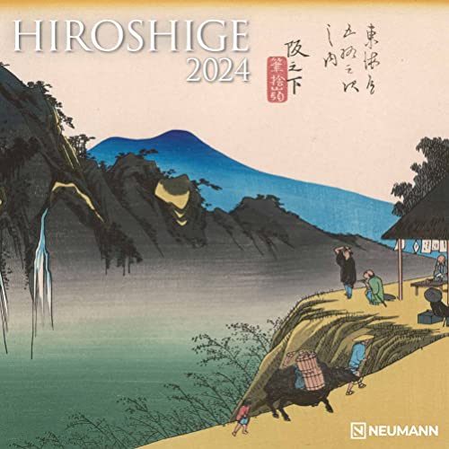 Hiroshige 2024 - Wand-Kalender - Broschüren-Kalender - 30x30 - 30x60 geöffnet - Kunst-Kalender von N NEUMANNVERLAGE