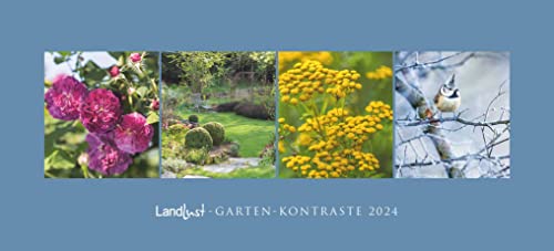 Landlust Panorama: Garten-Kontraste 2024 Wand-Kalender - Panorama-Kalender - Fotografie - Gartenkalender 110x50 von Neumann Verlage GmbH & Co. KG