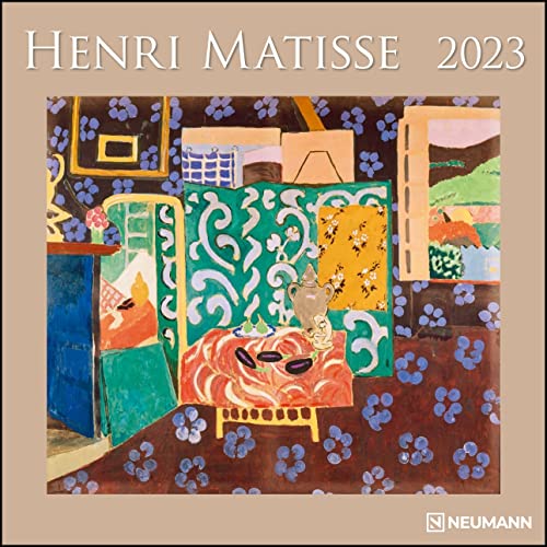 Henri Matisse 2023 - Wand-Kalender - Broschüren-Kalender - 30x30 - 30x60 geöffnet - Kunst-Kalender (GRID CALENDAR) von N NEUMANNVERLAGE