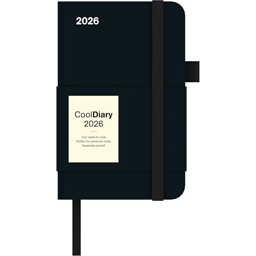 Black 2026 - Diary - Buchkalender - Taschenkalender - 9x14: Cool Diary von N NEUMANNVERLAGE