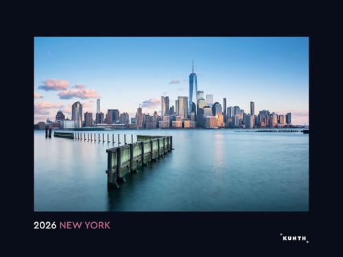 New York - KUNTH Wandkalender 2026: Hochwertiger, bildstarker Kalender mit Spiralbindung im Großformat (KUNTH Wandkalender Black Edition 60 x 45 cm) von Alpha Edition