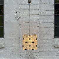 Glas Kubus Deckenleuchte Kamenický Šenov von NeuroSpiceCZ