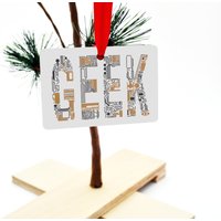 Geek-Schaltung Funny Christmas Tree Ornament von NeuronsNotIncluded