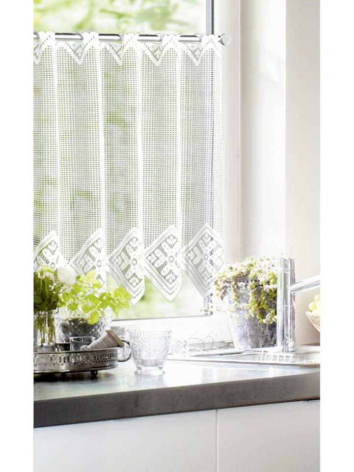 Neusser Collection Gardine Neusser Collection Cafehausgardine Stickmuster von Neusser Collection