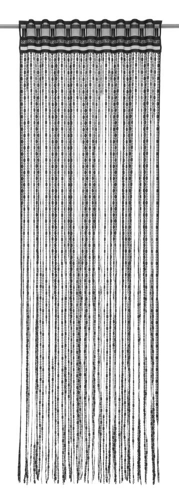 Neusser Collection Fadengardine Sarah Jaquard, anthrazit 95 x 245 cm von Neusser Collection