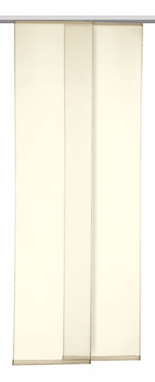 Neusser Collection Flächenvorhang Bert vanille, 60 x 245 cm von Neusser Collection