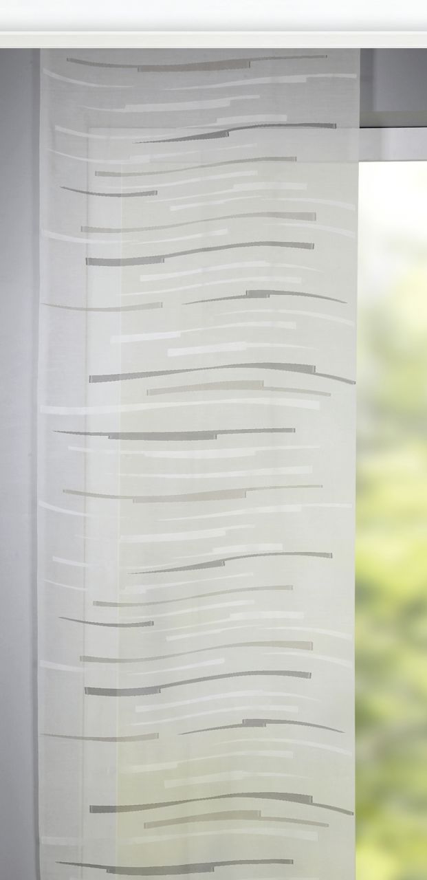 Neusser Collection Flächenvorhang Linien grau, 60 x 280 cn von Neusser Collection