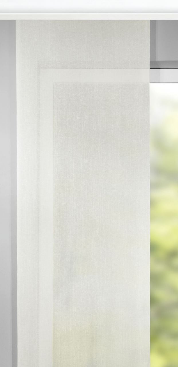 Neusser Collection Flächenvorhang Uni offwhite, 60 x 280 cm von Neusser Collection