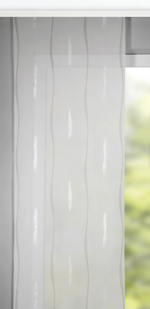 Neusser Collection Flächenvorhang Welle silber, 60 x 280 cm von Neusser Collection
