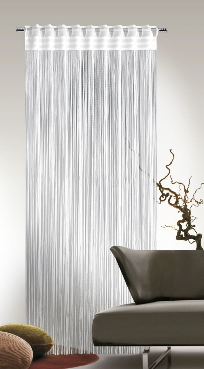 Neusser Collection Fransenstore Aliette weiß, 90 x 245 cm von Neusser Collection