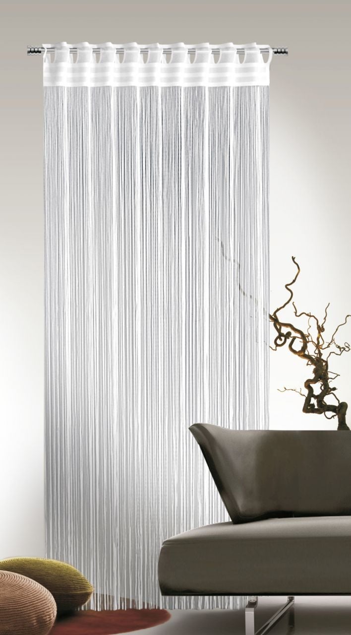 Neusser Collection Fransenstore Aliette weiß, 90 x 245 cm von Neusser Collection