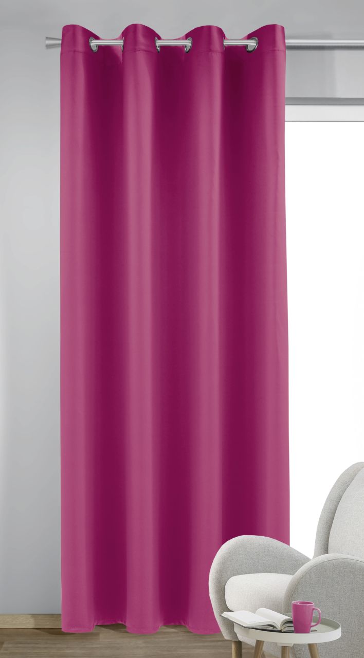 Neusser Collection Ösenschal Blackout Mia magenta, 140 x 245 cm von Neusser Collection