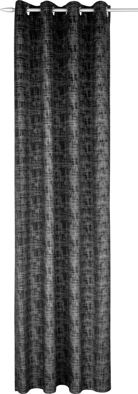 Neusser Collection Ösenschal Struktur schwarz-silber, 135 x 245 cm von Neusser Collection