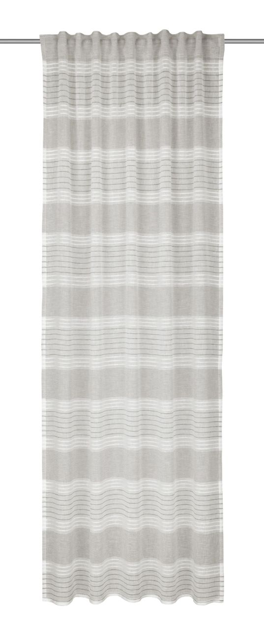 Neusser Collection Verdunklungsschal mit Gardinenband silber 135x245 cm von Neusser Collection