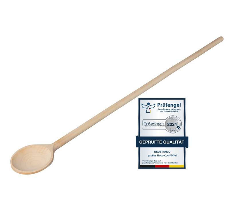 Neustanlo Kochlöffel XL Holzkochlöffel, 80 cm, aus Buchenholz, langlebig, ideal für großes Kochgeschirr, umweltfreundlich, hitzebeständig Neustanlo Kochlöffel XL Holzkochlöffel, 80 cm, aus Buchenholz, langlebig, ideal für großes Kochgeschirr, umweltfreundlich, hitzebeständig von Neustanlo
