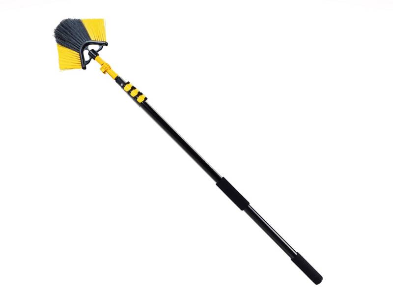 Neustanlo Teleskopstiel Eckbesen 2.0, mit intuitiven Schnellspannsystem, 400 cm ausgezogen, ergonomischen Handgriffen - ideal zur Pflege von Haus und Garten von Neustanlo