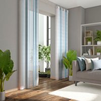 Neutex for you Vorhang "ALASSIO" Ösen 1 Stk. tlg. Längssteifen mit Glanzeffekt von Neutex For You!