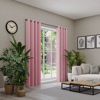 Neutex for you Vorhang "BELMONDO" Ösen 1 Stk. tlg. Uni mit samtiger Oberfläche, nach Maß von Neutex For You!