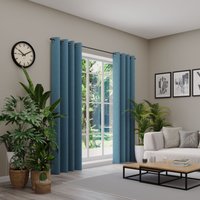 Neutex for you Vorhang "BELMONDO" Ösen 1 Stk. tlg. Uni mit samtiger Oberfläche, nach Maß von Neutex For You!