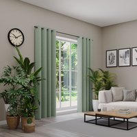 Neutex for you Vorhang "BELMONDO" Ösen 1 Stk. tlg. Uni mit samtiger Oberfläche, nach Maß von Neutex For You!