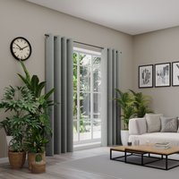 Neutex for you Vorhang nach Maß "ARUBA" Ösen 1 Stk. tlg. Uni Dimout, hochwertige Webstruktur von Neutex For You!