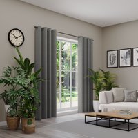 Neutex for you Vorhang nach Maß "ARUBA" Ösen 1 Stk. tlg. Uni Dimout, hochwertige Webstruktur von Neutex For You!