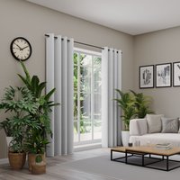 Neutex for you Vorhang nach Maß "ARUBA" Ösen 1 Stk. tlg. Uni Dimout, hochwertige Webstruktur von Neutex For You!