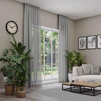 Neutex for you Vorhang nach Maß "EVA", (1 St.), Uni-Voile mit elegantem Glanz von Neutex For You!