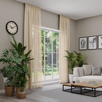 Neutex for you Vorhang nach Maß "EVA", (1 St.), Uni-Voile mit elegantem Glanz von Neutex For You!