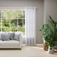 Neutex for you Vorhang nach Maß "EVA" Ösen 1 Stk. tlg. Uni-Voile mit elegantem Glanz von Neutex For You!