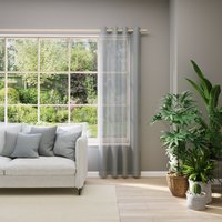 Neutex for you Vorhang nach Maß "EVA", (1 St.), Uni-Voile mit elegantem Glanz von Neutex For You!