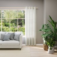 Neutex for you Vorhang nach Maß "EVA" Ösen 1 Stk. tlg. Uni-Voile mit elegantem Glanz von Neutex For You!