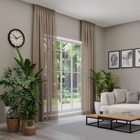 Neutex for you Vorhang nach Maß "EVA" Multifunktionsband 1 Stk. tlg. Uni-Voile mit elegantem Glanz von Neutex For You!