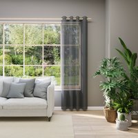 Neutex for you Vorhang nach Maß "EVA" Ösen 1 Stk. tlg. Uni-Voile mit elegantem Glanz von Neutex For You!