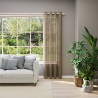 Neutex for you Vorhang nach Maß "EVA" Ösen 1 Stk. tlg. Uni-Voile mit elegantem Glanz von Neutex For You!